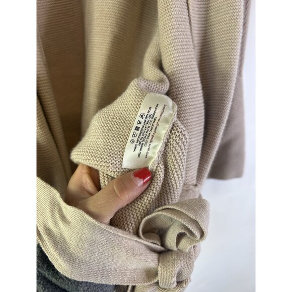 M.M. LaFleur Merino Wool Wrap Belt Cardigan Sweater - Picture 7 of 9